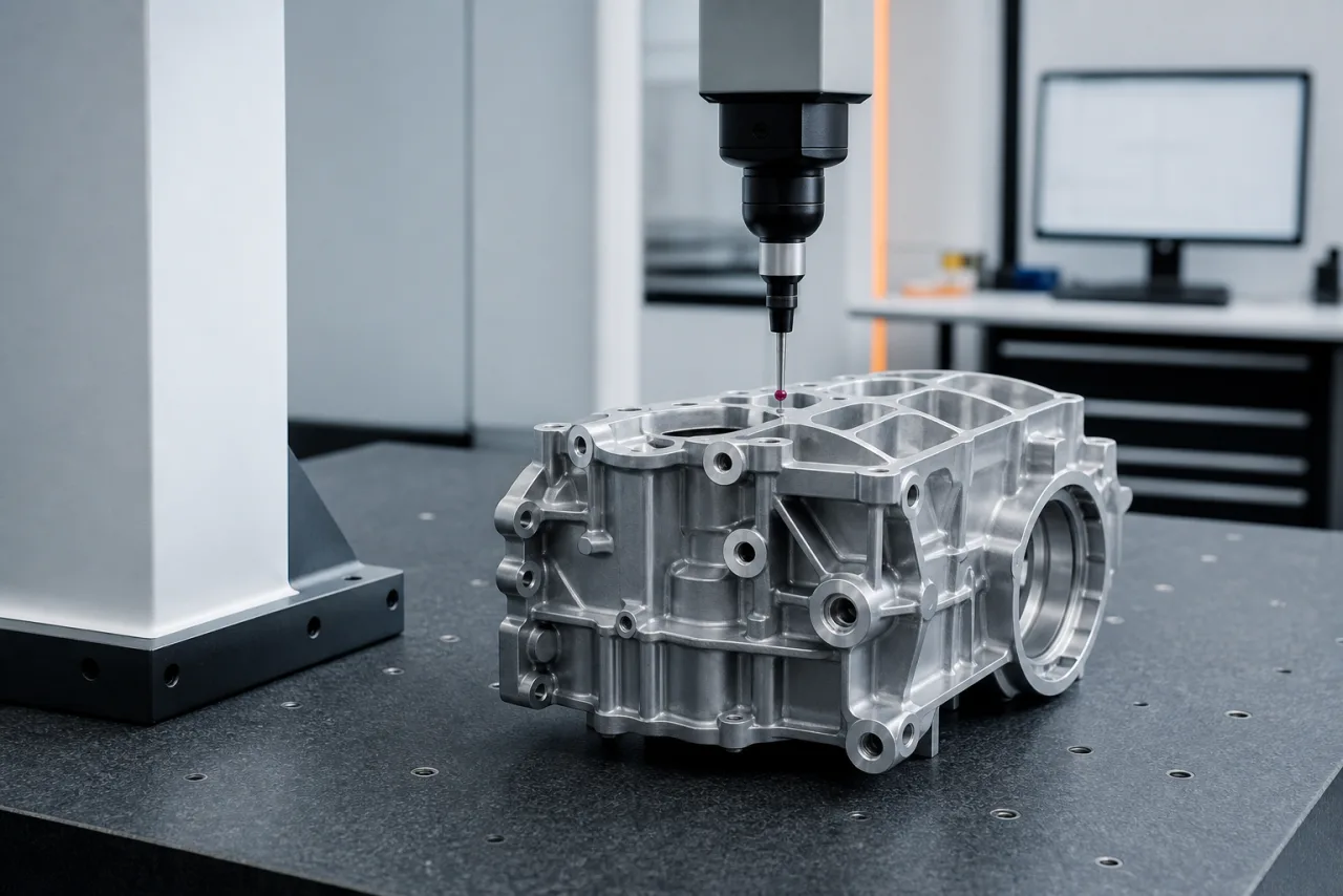 Kontrola wymiarowa detali CNC — raport pomiarowy