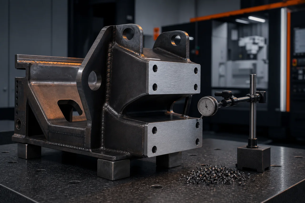 Obróbka po spawaniu CNC — kolejność procesów